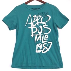 Aeropostale Tee Shirt Size Medium Original Brand 1987 Blue White